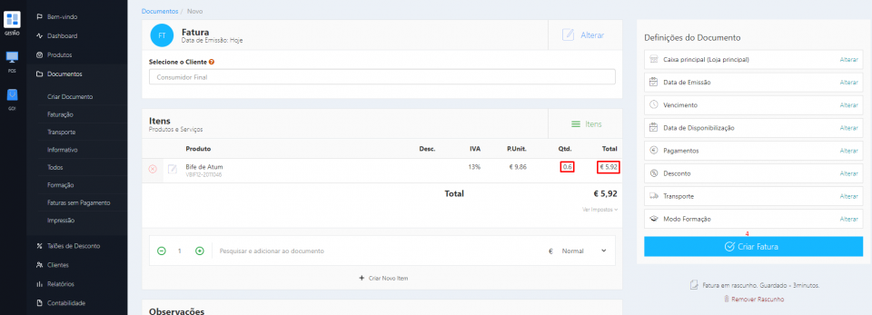 Quantidade Backoffice - 2