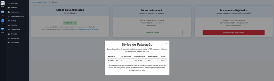 Consultar Series Comunicadas